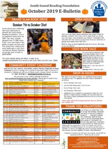 October SSRF newsletter